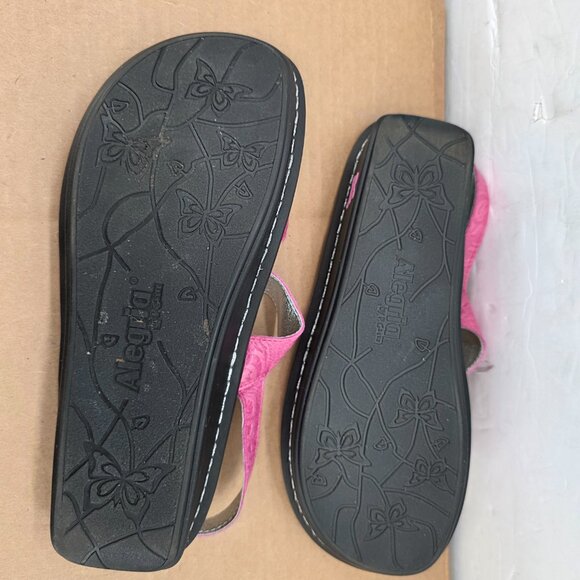 ALEGRIA KARMEN PINK LEATHER WOMEN'S SANDALS SIZE 39 (EUR) Sz 9 - Picture 9 of 15